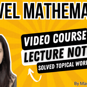 Crash Course on A Level Mathematics