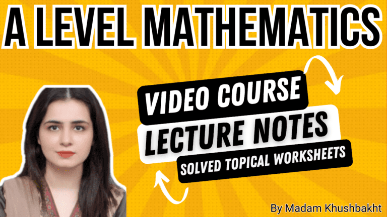 Crash Course on A Level Mathematics