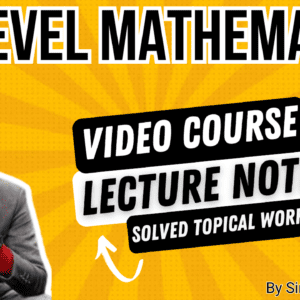 A Level Mathematics Crash Course (9709)