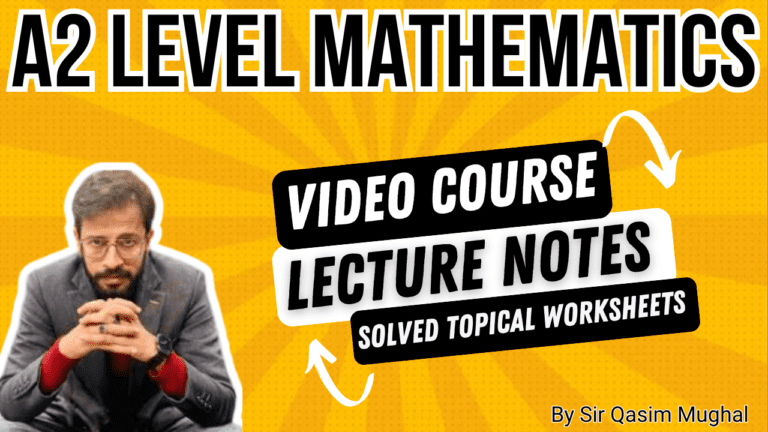 A Level Mathematics Crash Course (9709)