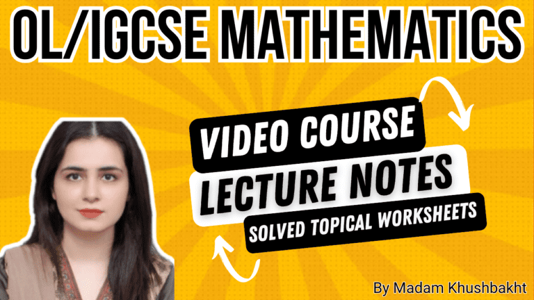 Crash Course on O Level Mathematics