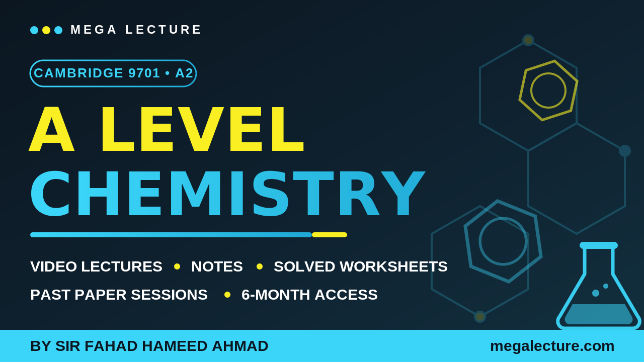 A Level Chemistry | Video Course | Notes | Worksheets
