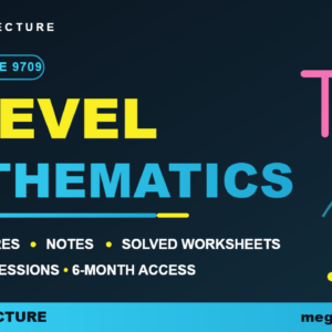 A LEVEL MATHEMATICS CRASH COURSE 9709 - Mega Lecture course banner