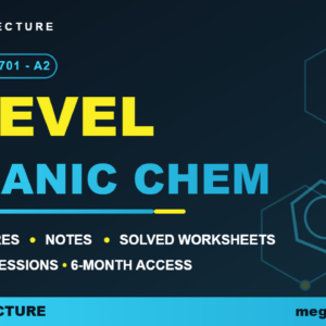 A LEVEL ORGANIC CHEM CAMBRIDGE 9701 - A2 - Mega Lecture course banner