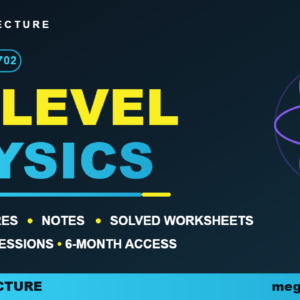 AS LEVEL PHYSICS CAMBRIDGE 9702 - Mega Lecture course banner