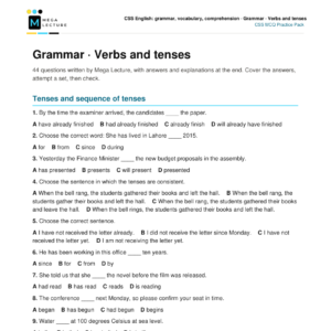 CSS MCQ Practice Pack: 3,228 questions with explanations, 13 subjects