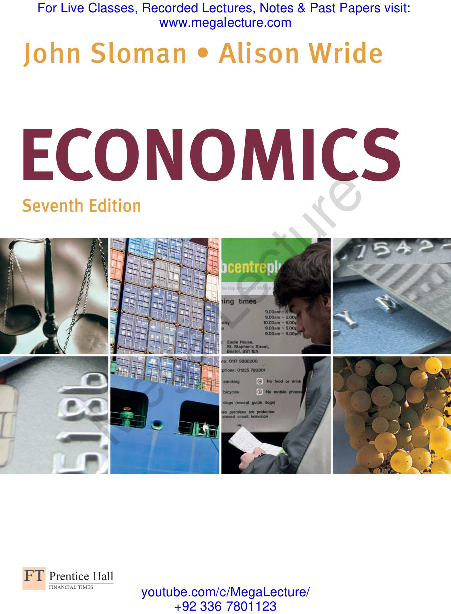 Page 1 of Econmics by John Sloman (PDF)