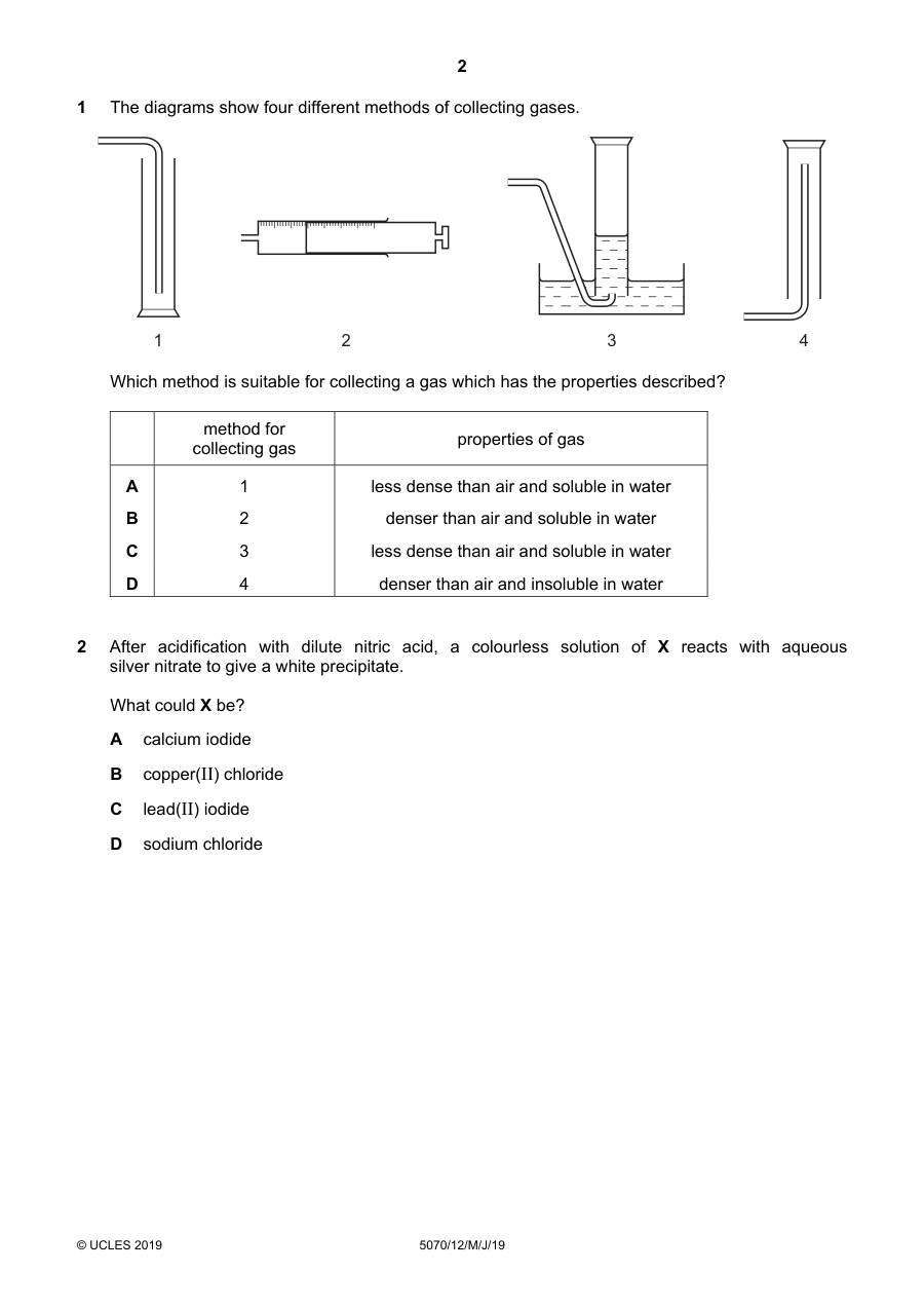 Page 2 of S19 12 — Questions
