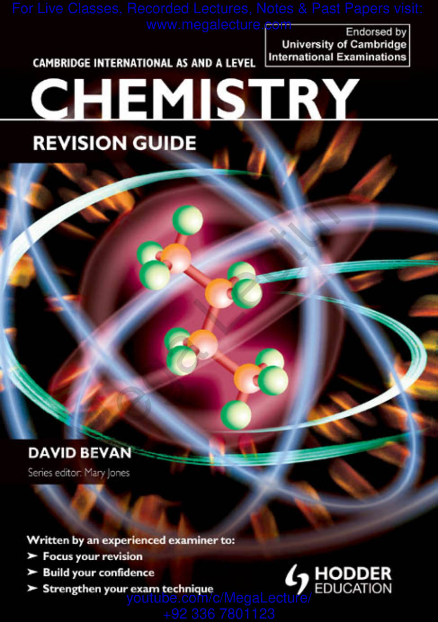 Page 1 of Cambridge International AS And A Level Chemistry Revision Guide