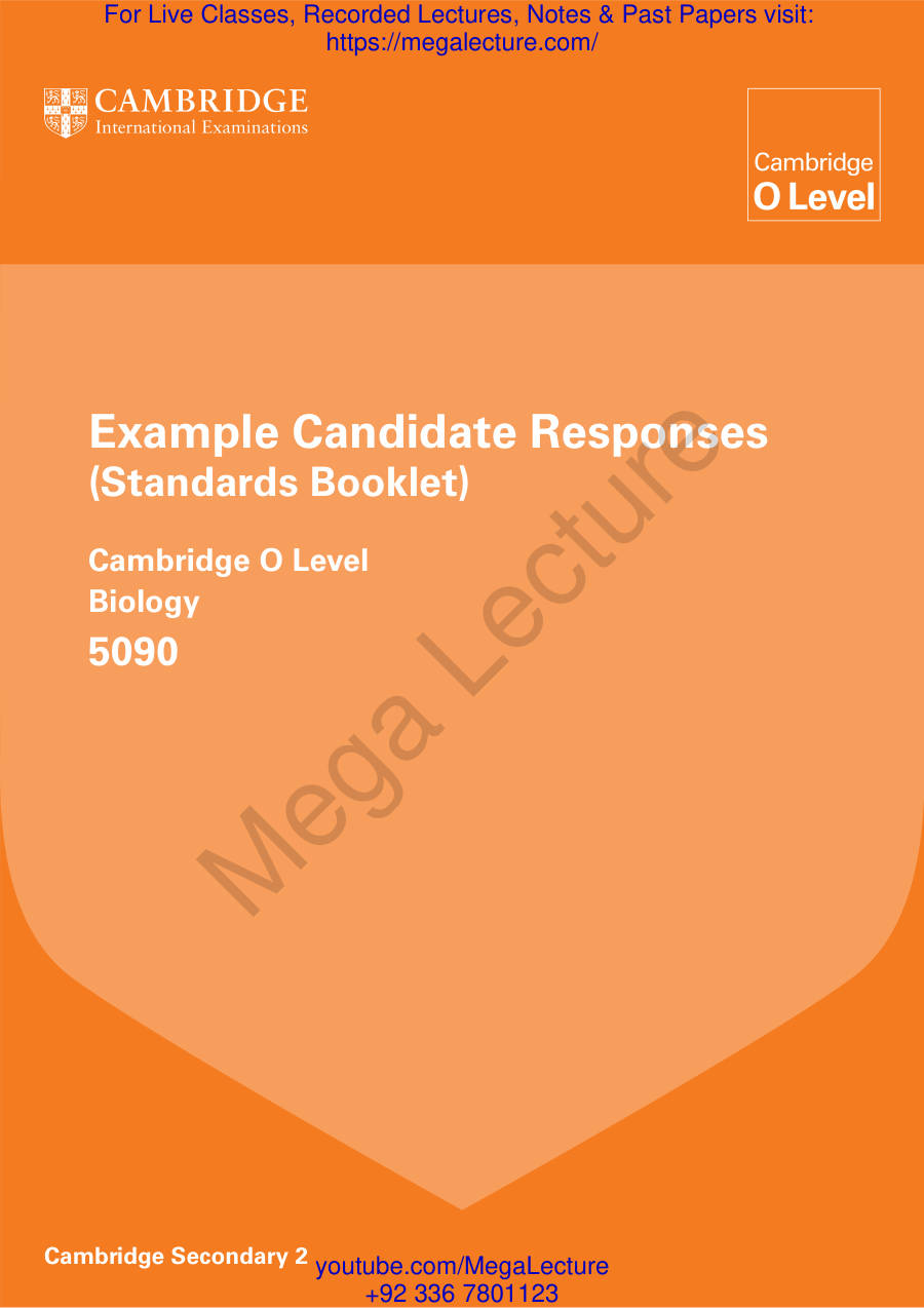 Page 1 of Example Candidate Responses (2014)