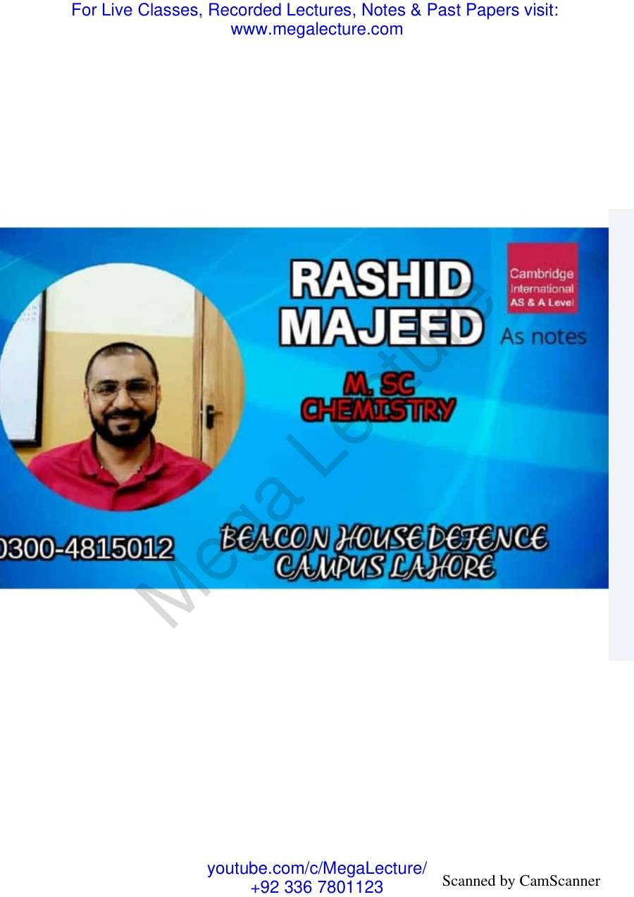 Page 1 of Atoms Moles And Stoichiometry