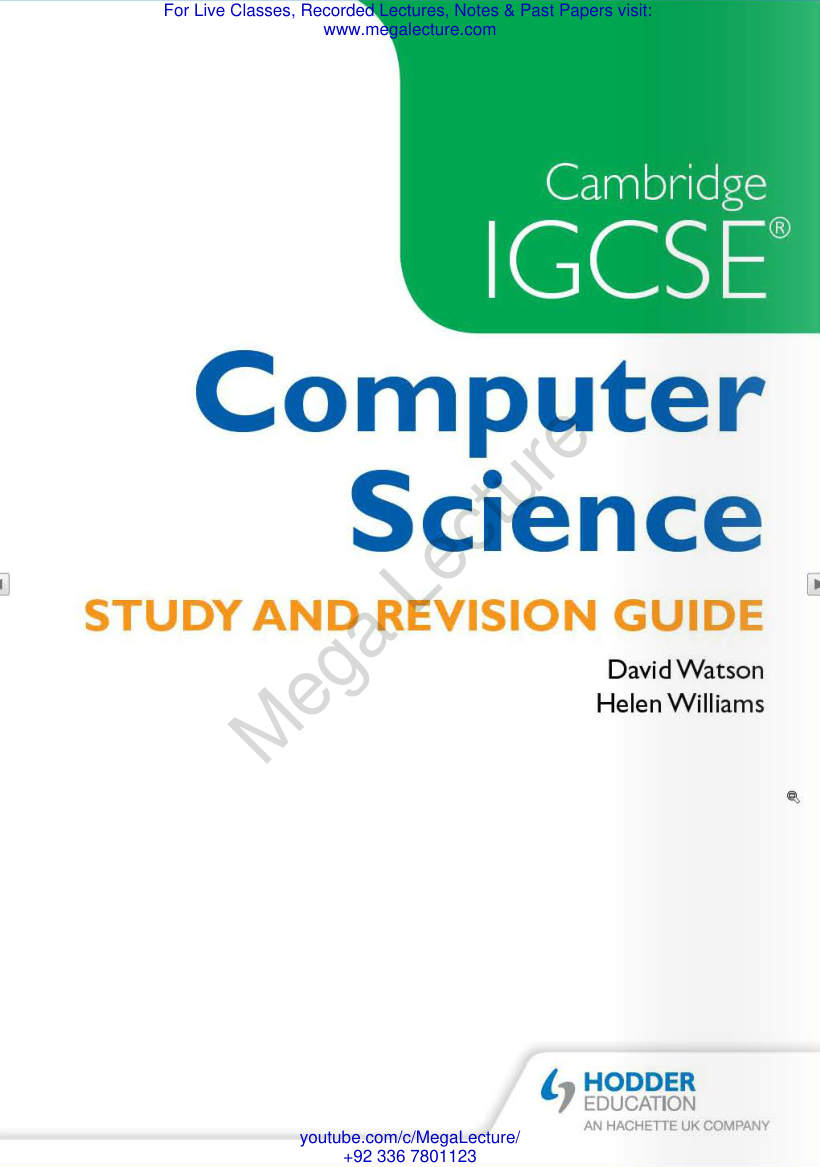 Page 1 of Computer Science Revision Guide (PDF)