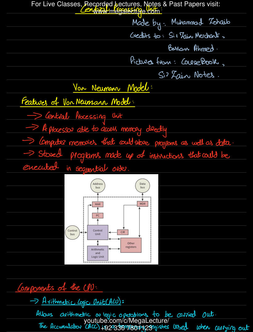 Page 1 of Central Processing Unit (Chapter 4.1) (PDF)