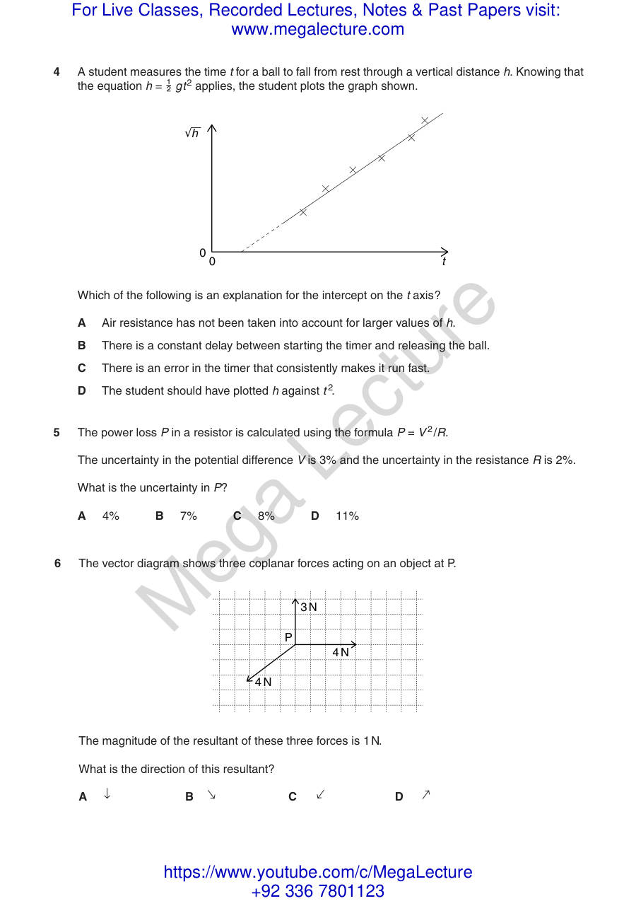 Page 2 of P1 Units And Measurements All