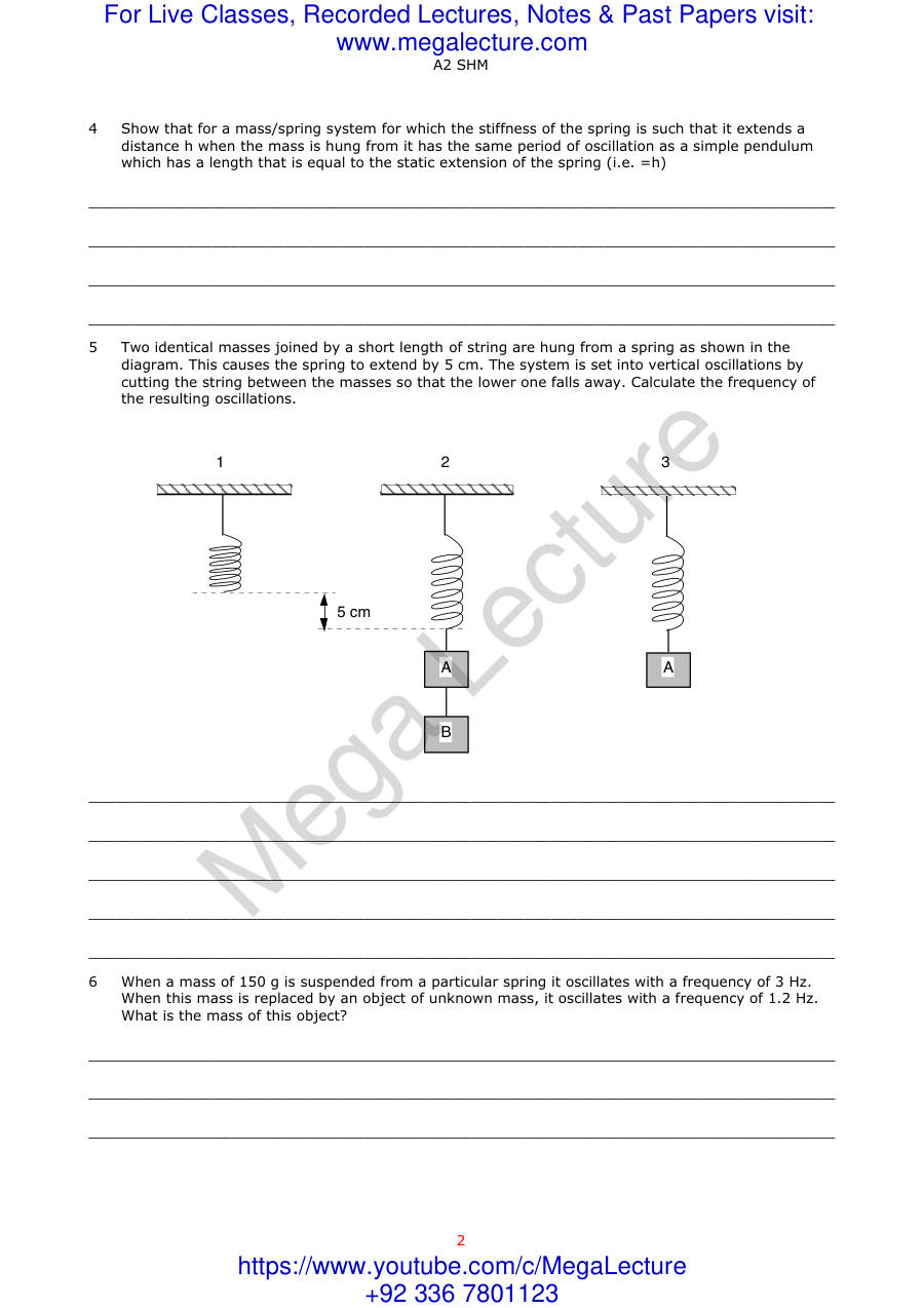 Page 2 of A2 Shm