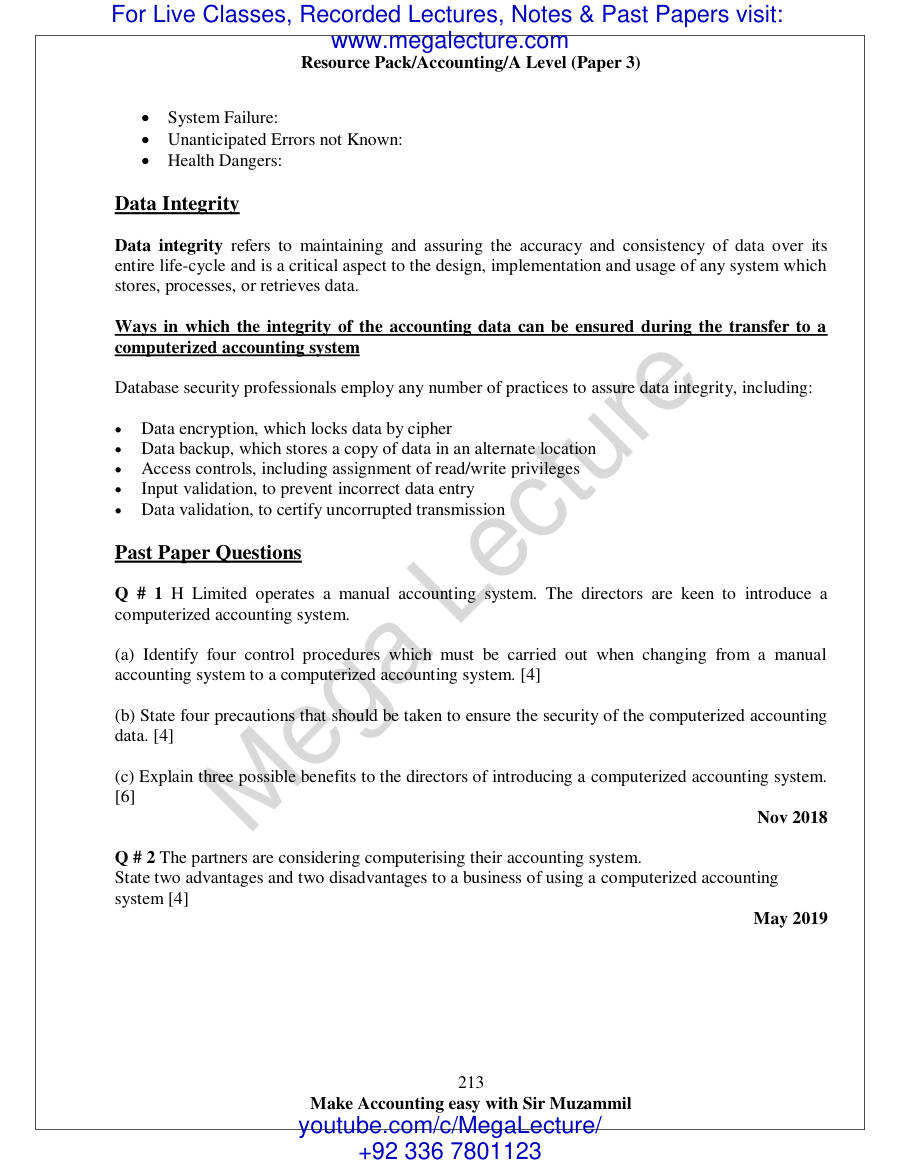 Page 2 of 10. Computerised Accounting (PDF)