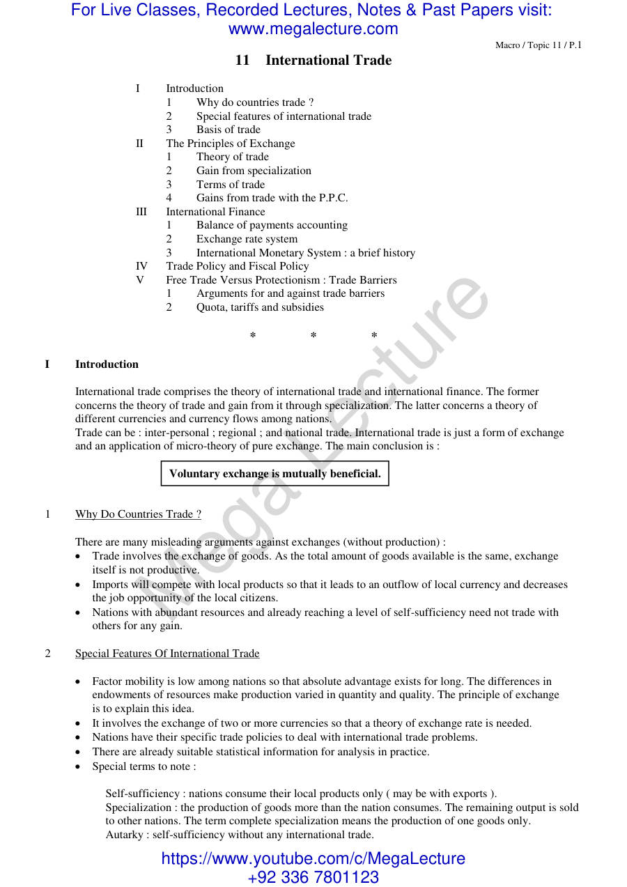 Page 1 of Macroeconomics Topic11 (PDF)