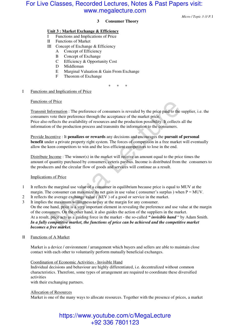 Page 1 of Microeconomics Topic3 3 (PDF)
