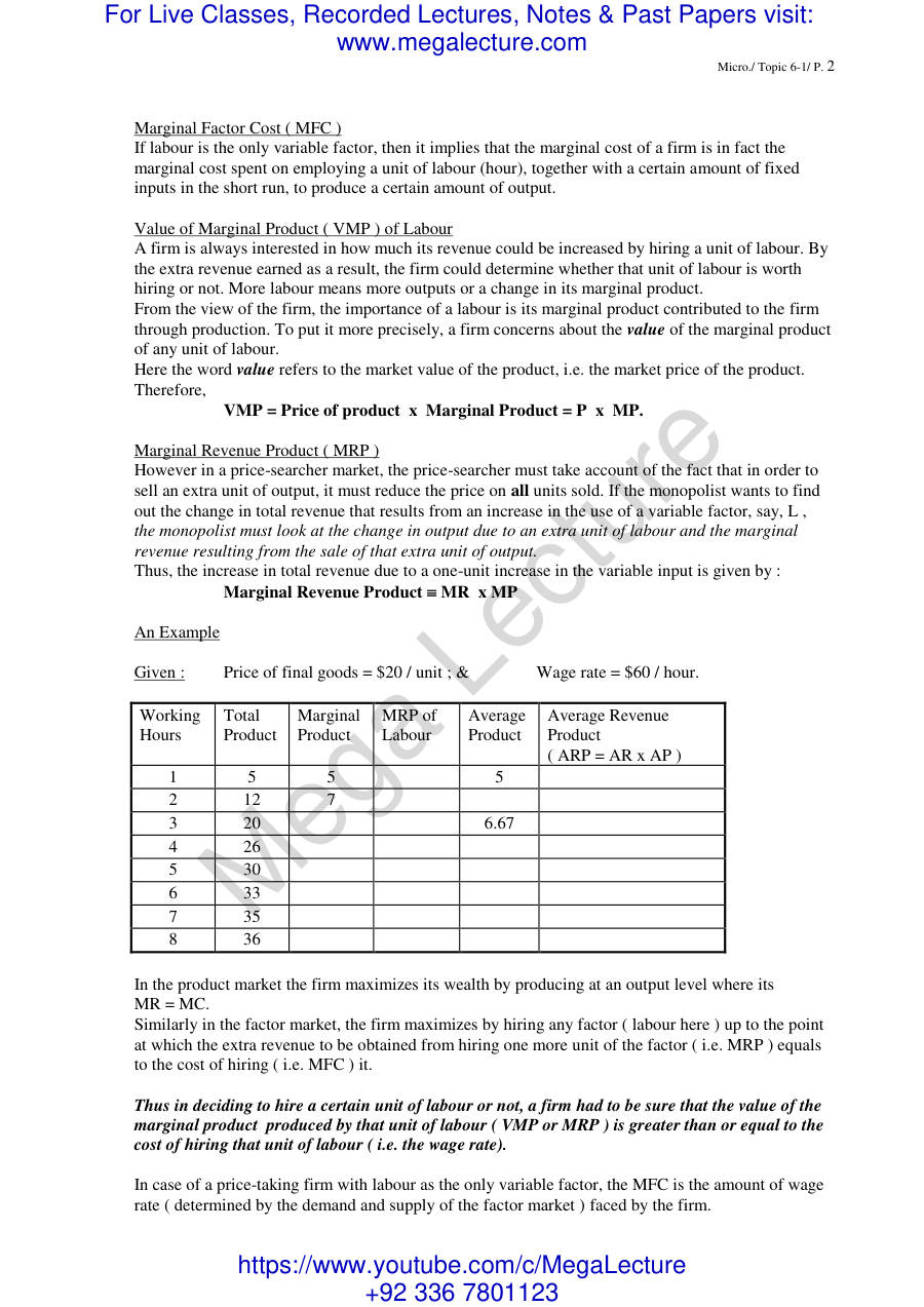 Page 2 of Microeconomics Topic6 1 (PDF)