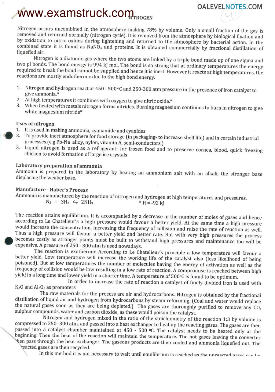 Page 1 of Sulphur Nitrogen