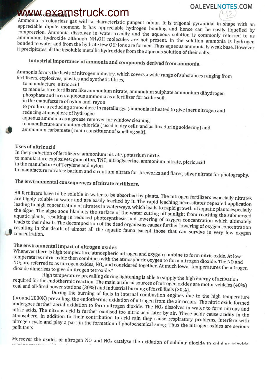 Page 2 of Sulphur Nitrogen