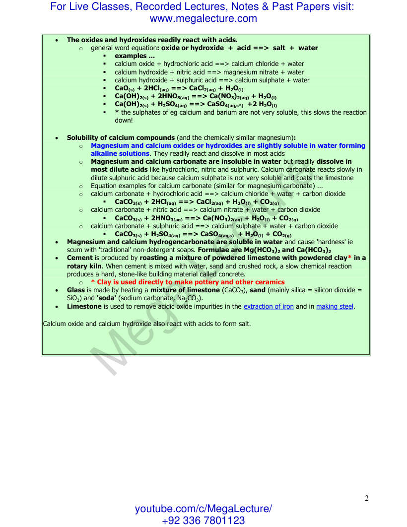 Page 2 of Industrial Chemistry