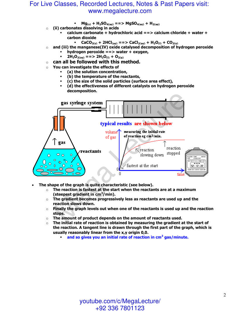 Page 2 of Rate of Chemical Reactions