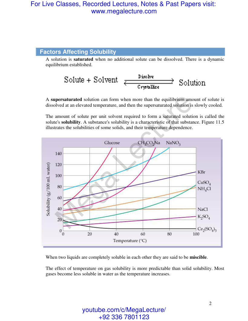 Page 2 of Solutions & Solubilities