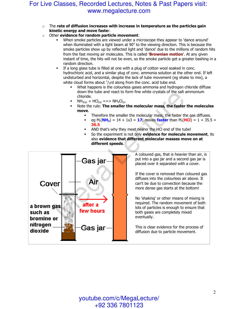 Page 2 of States of Matter
