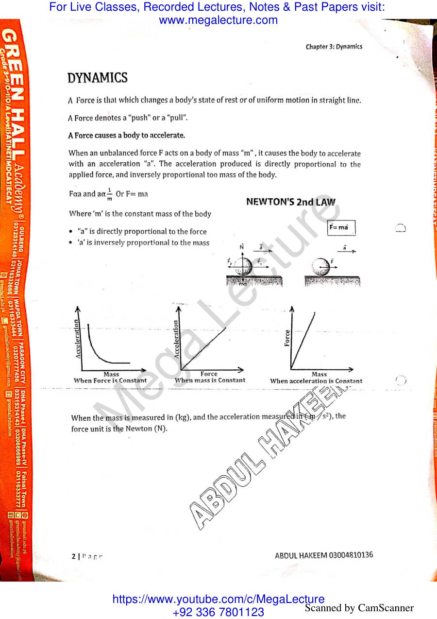 Page 2 of Dynamics