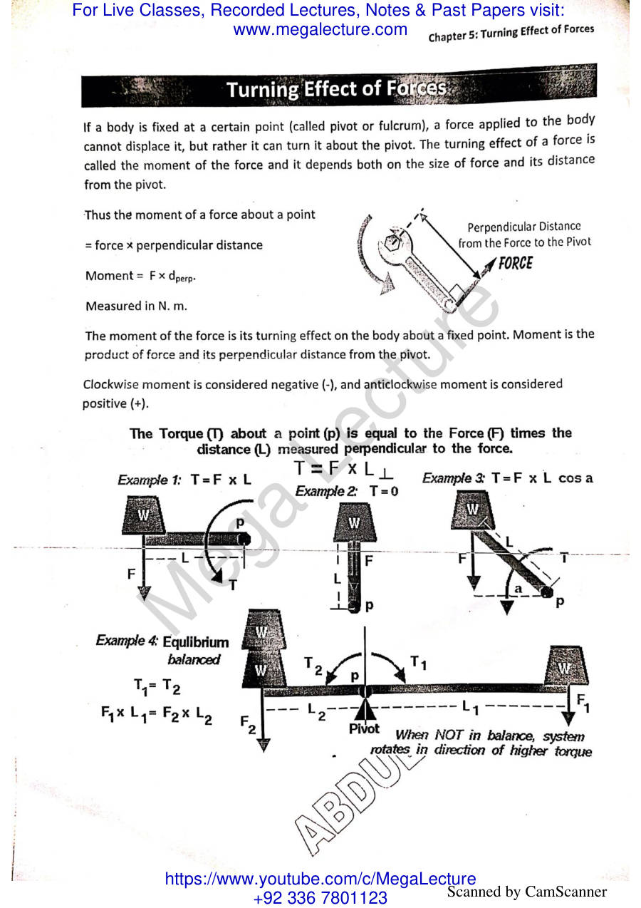 Page 2 of Turning Effect Of Forces
