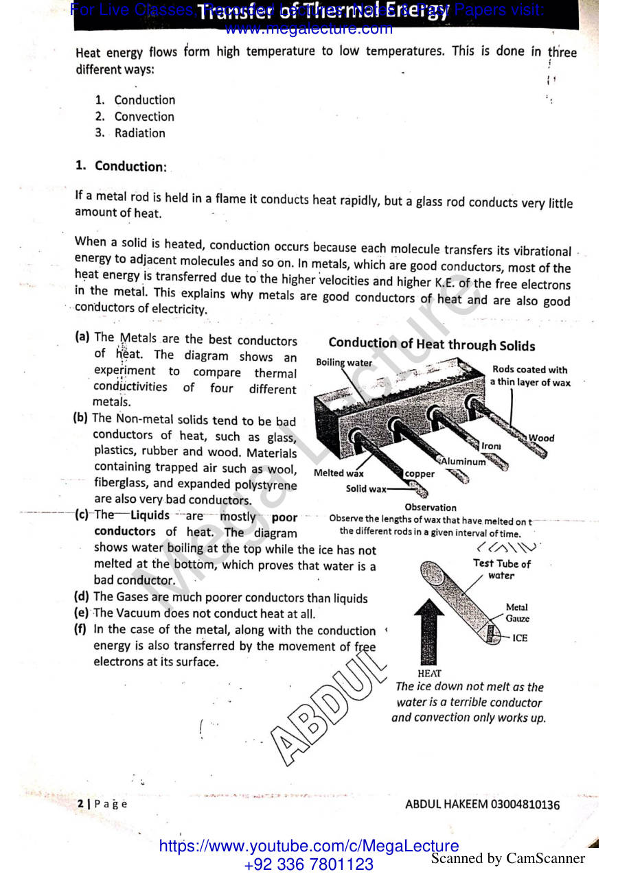 Page 2 of Transfer Of Thermal Energy