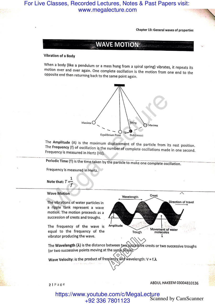 Page 2 of General Wave Properties