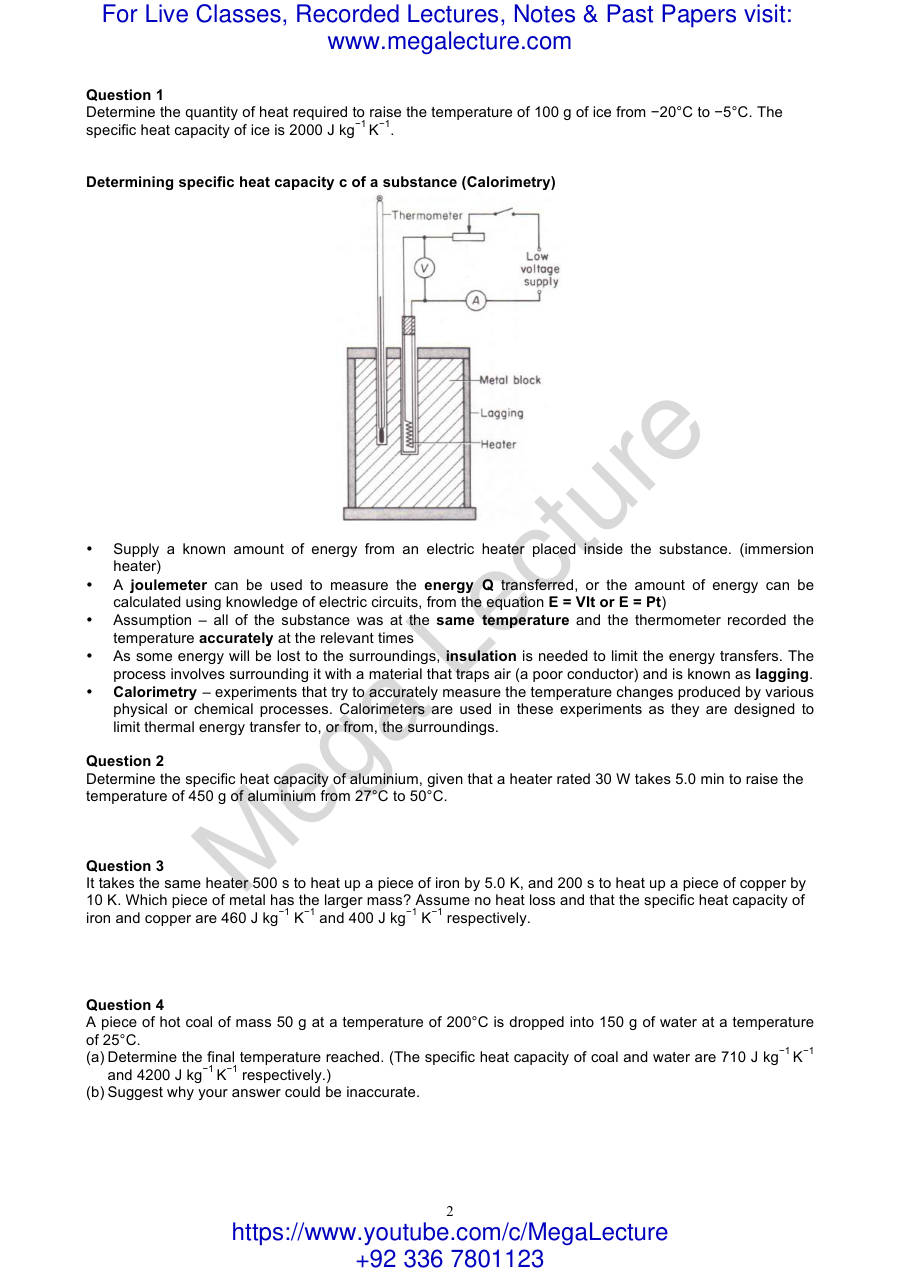 Page 2 of Thermal Properties Of Matter