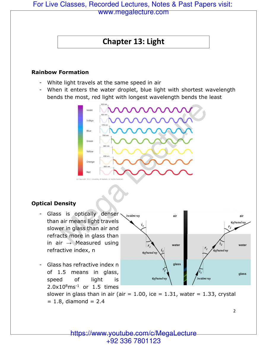 Page 2 of Light Notes