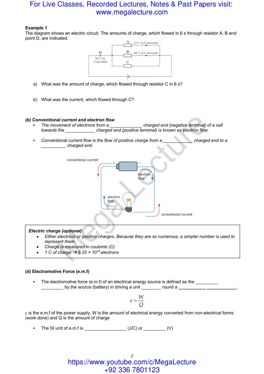 Page 2 of Current Electricity