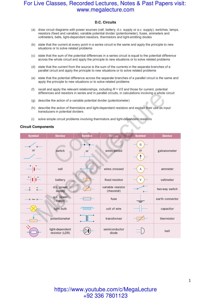 Page 1 of DC Circuits