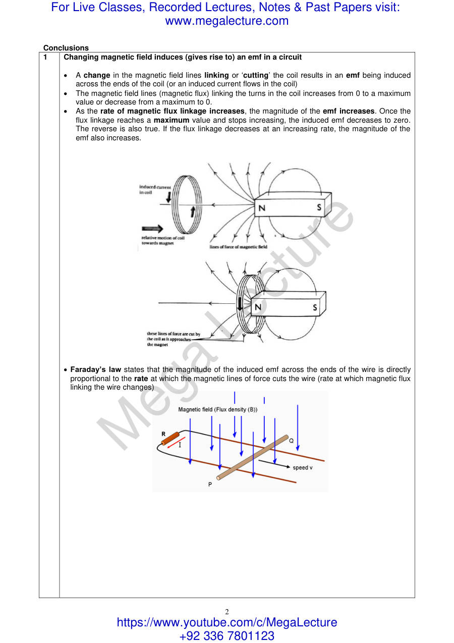 Page 2 of Electromagnetic Induction