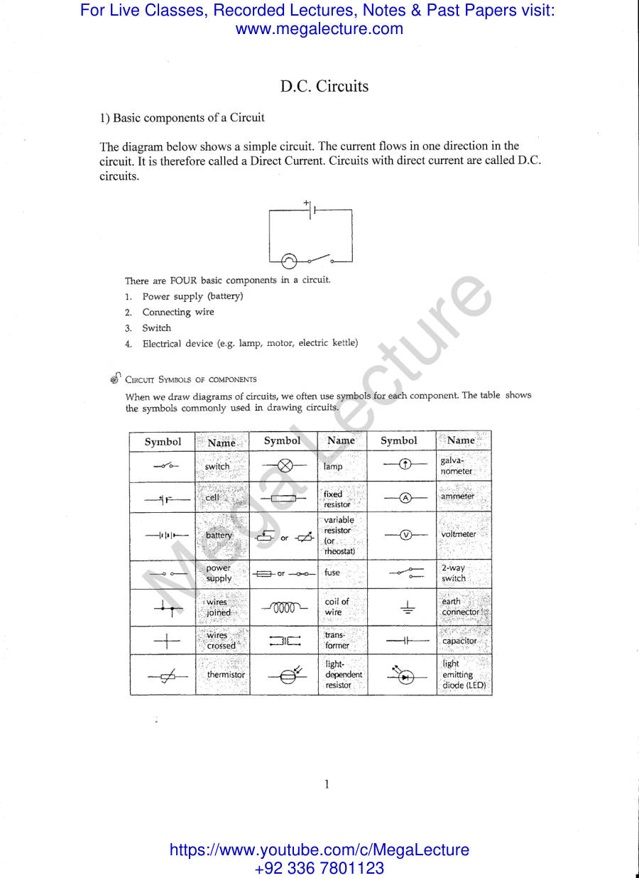 Page 1 of DC Circuit