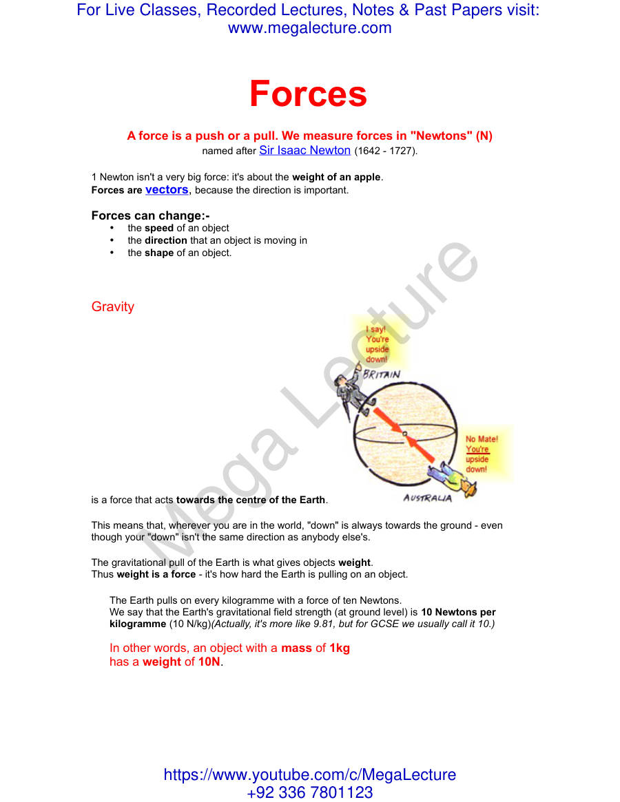Page 1 of Forces