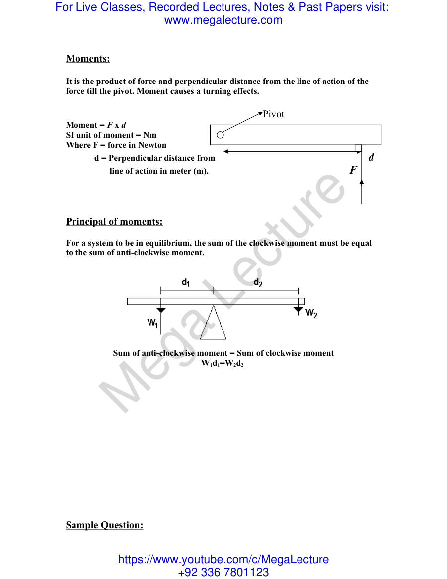 Page 2 of Turning Effects Of Forces
