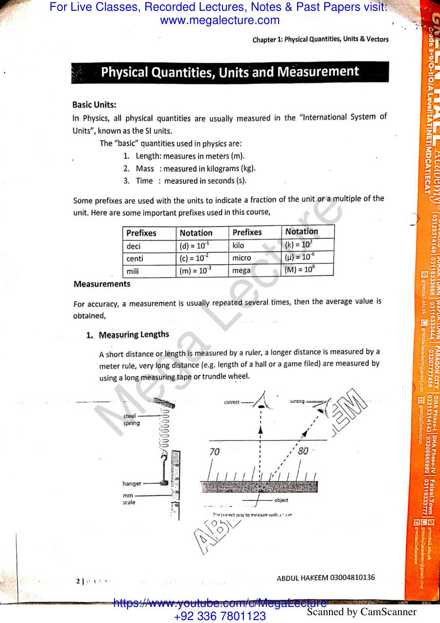 Page 2 of Physical Quantities Units And Measurements