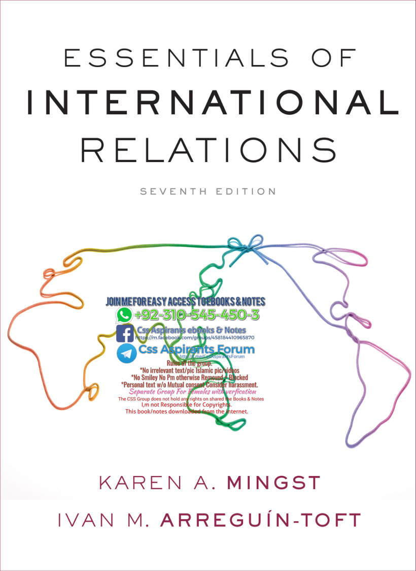 Page 1 of Karen A. Mingst Ivan M. Arreguin Toft Essentials Of International Relations W. W. Norton Co 2017
