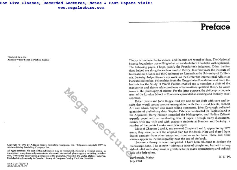 Page 2 of Theory Of International Politics By Kenneth Waltz