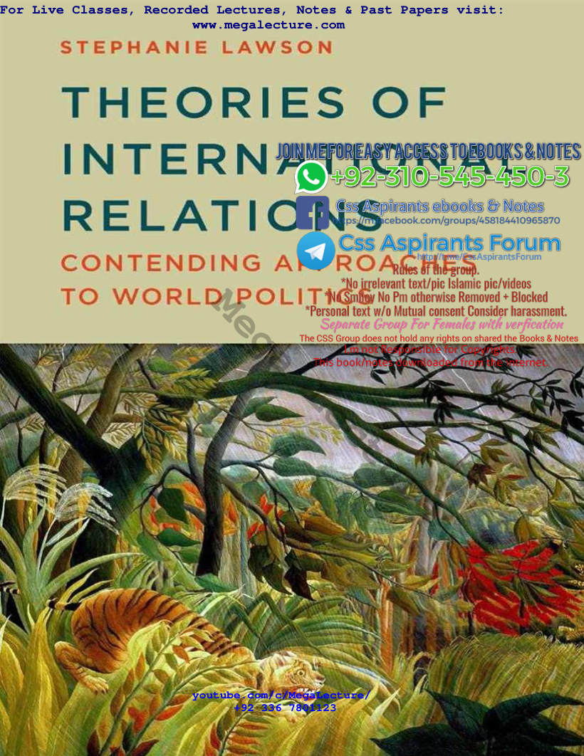 Page 1 of Theory Of International Relations
