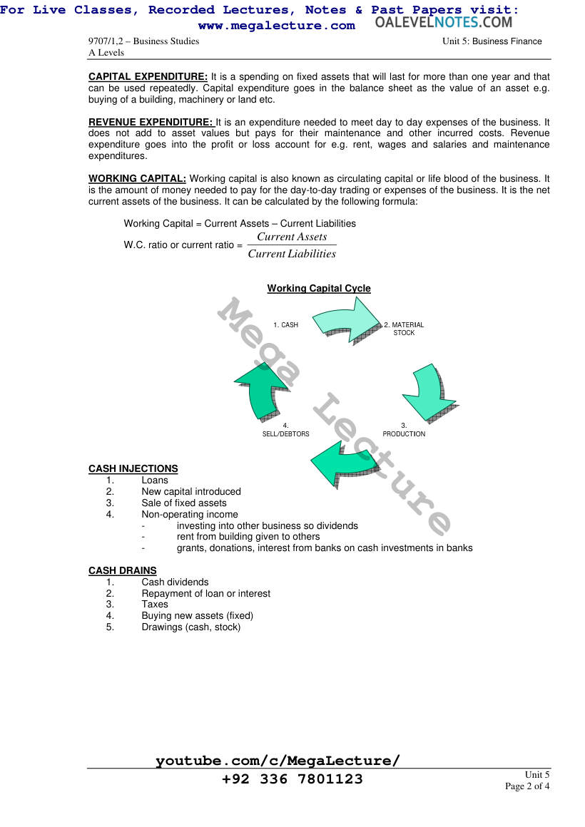 Page 2 of Business Finance 2