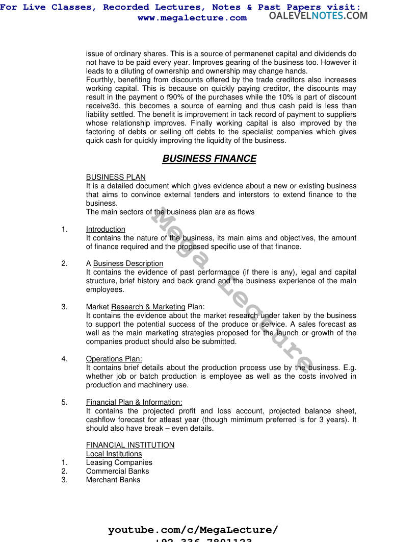 Page 2 of Business Finance