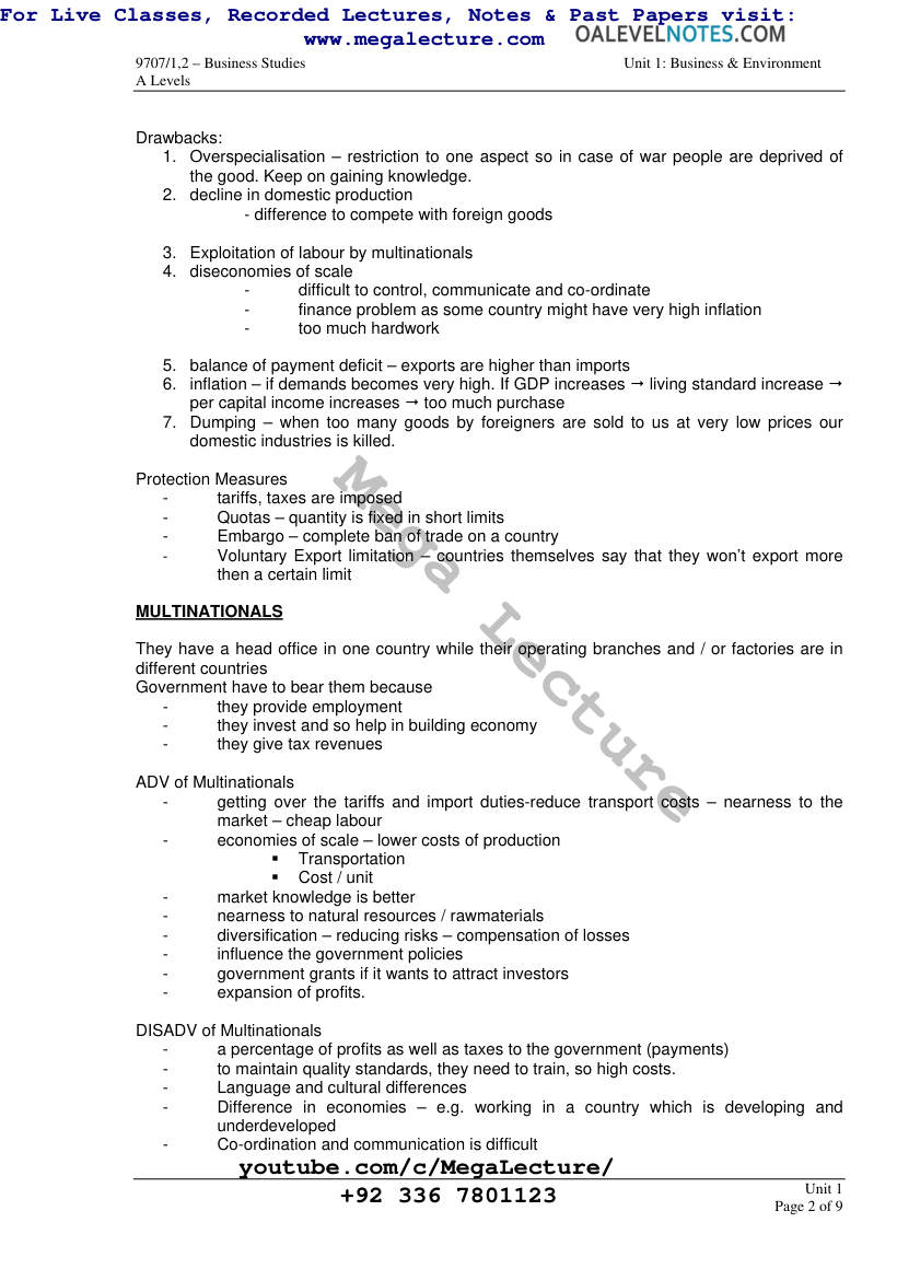 Page 2 of Business Organization