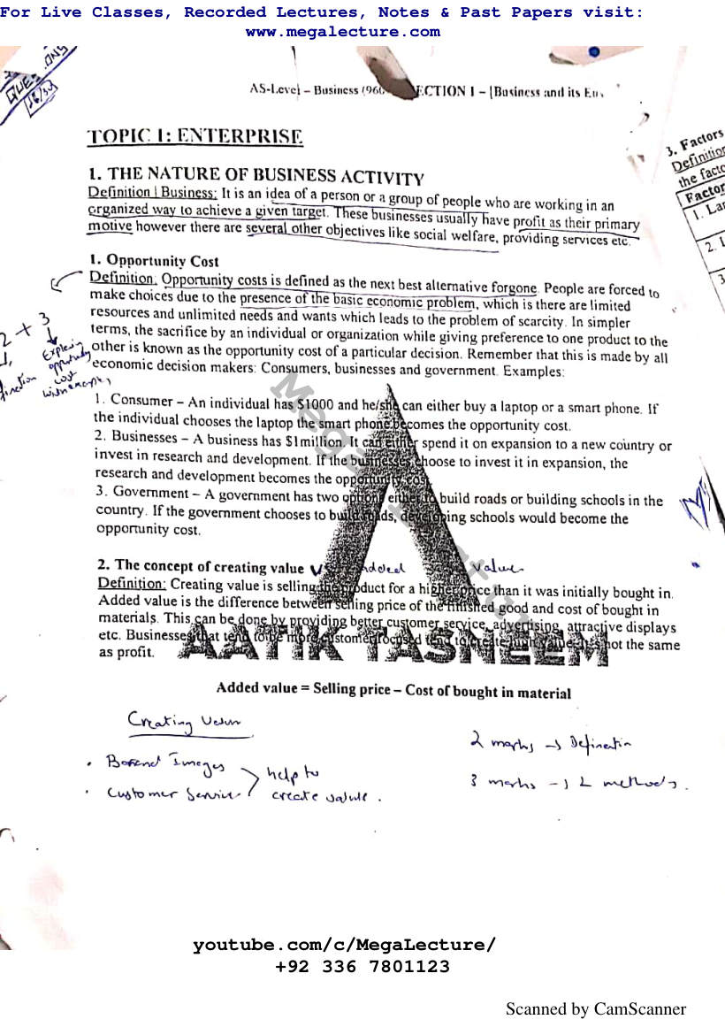 Page 1 of Business Unit 1