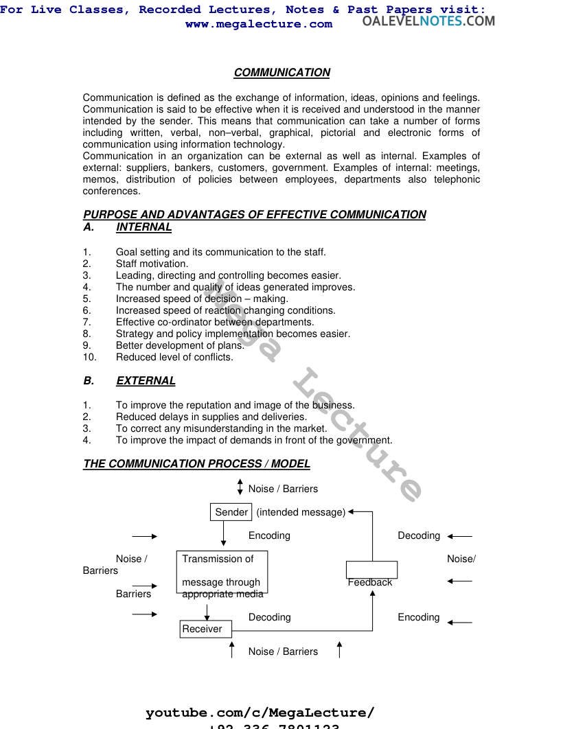 Page 1 of Communication